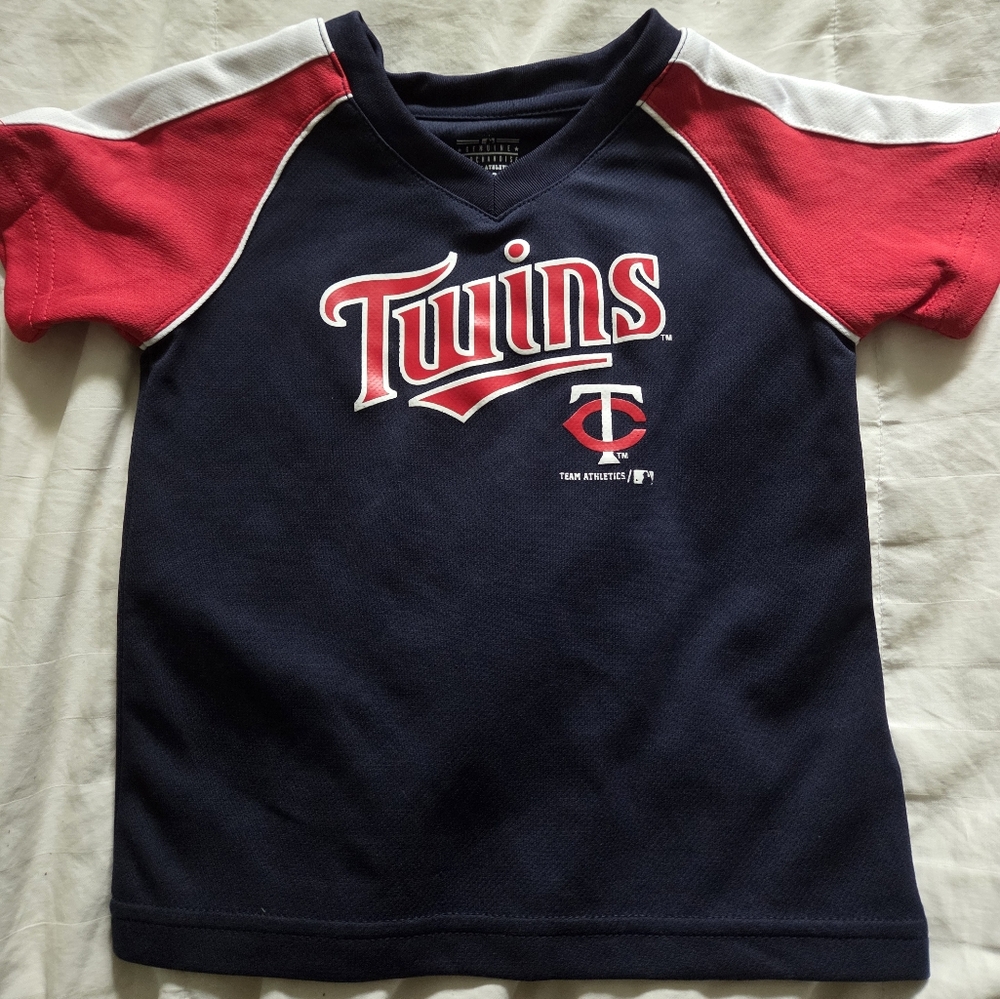 Youth Minnesota Twins Size 3T Athletic Performance Shirt Team Athletics